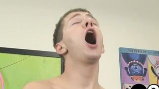 CumaLicious 18yo Hottie Brice Carson Unleashes His Beast