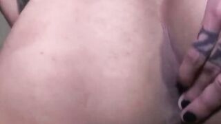 RealAltGuys.com - Young goth homo fingers his ass and strokes his cock solo and cums