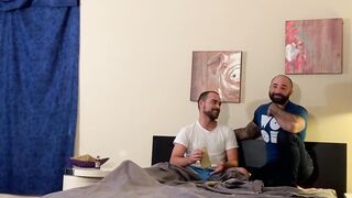 BreedingMeRaw.com - Two muscular daddies hook up for rough and intense bareback actio