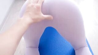 Hot workout He passionately fucked me on the yoga mat