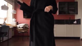 A Cute Nun in a Coat Turned out to be