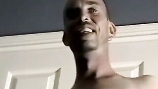 JoeSchmoeXXX.com - Nasty homeboy tries really hard to stroke his schlong