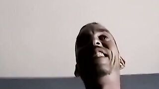 JoeSchmoeXXX.com - Nasty homeboy tries really hard to stroke his schlong