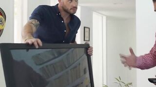 Spoiled TS stepdaughter fucked by the handyman