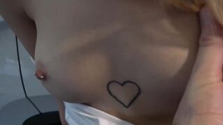 Aggressive stepdad loses control and destroys teen Jane Wilde