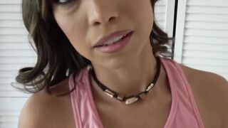 Slutty stepsis Vivianna Mulino is fucked roughly by stepbro