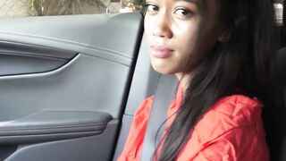 Petite stepsis Aria Skye receives loads of cum after being banged