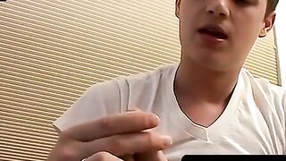 ToesXXX.com - Twinks Billy and Wiley's fleshlight action and foot tease
