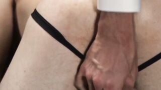 Marcus Rivers's ass ramming by hairy daddy Legrand Wolf's massive cock
