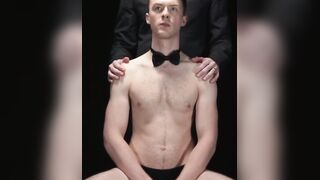 Austin Young's big cock ride in a wild group sex encounter with horny guys