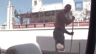 TransSteamy.com - Big-titted shemale Thayssa screws a sexy stud in a steamy, varied f