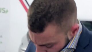 PlayingMen.com - Classy men fuck outside during snow season with deep and hard stroke