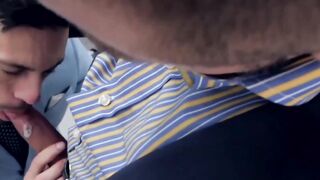 PlayingMen.com - Classy men fuck outside during snow season with deep and hard stroke