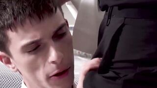 FatherXXX.com - Religious guy's forbidden raw fuck with daddy priest is a sinful deli
