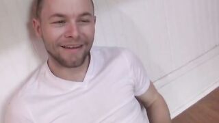Gorgeous JT Frost banged hard his flleshjack toy in his solo session