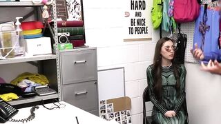 ShopliftersPunished.com - Officer Tommy Gunn's big cock pleasured by brunette
