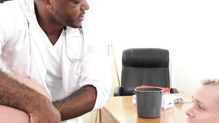 Kinky doctor Micah Martinez teaches his clients how to do fisting to a tight anal hol