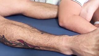 MaleFeetXXX.com - Handsome Vinni relaxes with a naked foot worship session by a lustf