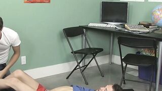 Rough office doggy style and riding with coworker twinks