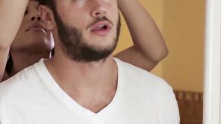 TabloidXXX.com - Naughty Mercedes Carrera blindfolds stud for deep dick action