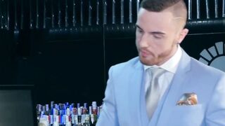 Bearded businessmen Franky Fox and Jp Dubois hard bareback Hoe 2