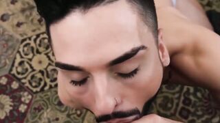 LecheLatinos.com - Straight Latin cutie's explosive POV orgasm while getting raw fuck