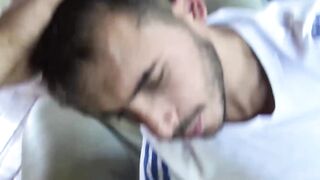 LecheLatinos.com - Cock ring-clad Latino's hard, raw POV pounding of a fresh, tight a