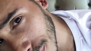 LecheLatinos.com - Cock ring-clad Latino's hard, raw POV pounding of a fresh, tight a