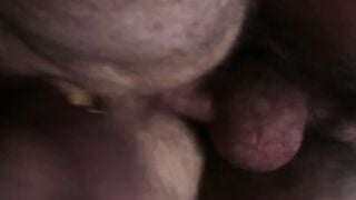 HotFamilyPorn.com - Stepdad Musclebear Montreal seduces hung stepson Adrian Rose into