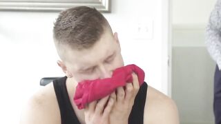 RawNextDoor.com - Hairy stud Alex Tanner barebacks his weight lifting lover Charlie P