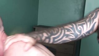 FuckThatHole.com - Nasty gay bareback flip fuck with hung bottom Marc and macho top R