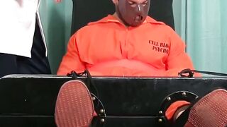 MaleFeetXXX.com - Hunk's man-eater cosplay leads to tickling submission