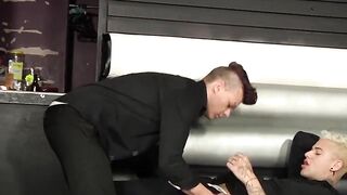 BoyDesire.com - Mickey Taylor and Lee Will's after-work doggystyle delight