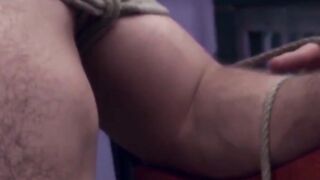 DaddyBondageBoy.com - Submissive punker tied up and punched during fetish sex time fo