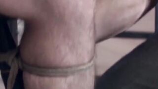 DaddyBondageBoy.com - Submissive punker tied up and punched during fetish sex time fo