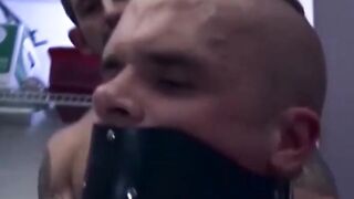 DaddyBondageBoy.com - Submissive punker tied up and punched during fetish sex time fo
