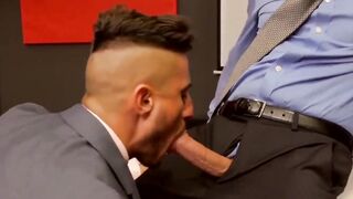 PlayingMen.com - Businessmen fuck inside of their office during work hours with deep