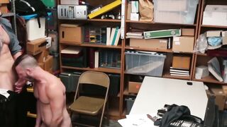 BoyPunish.com - Handsome thief's raw, hard cock ride and moaning while taking a thick