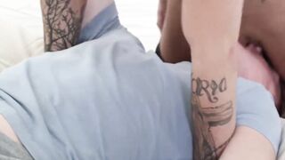 Eric Charming deepthroats Vincent O Reilly before getting fucked