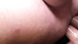 Hot daddy Hans Berlin oozed cum during a hardcore ass drilling session with cute Cesa