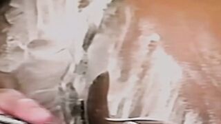 Lean retro stud Rick Pantera have a sex session with me inside the shower