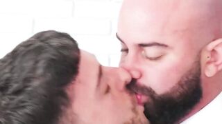 PlayingMen.com - Valentine's rough face fucking by Bruno Max and Manuel Reyes