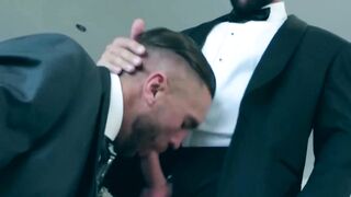 Executives Donato Reyes and Emir Boscatto analriding rough