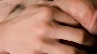 Horny straight thug Axel plays with the guitar and his cock