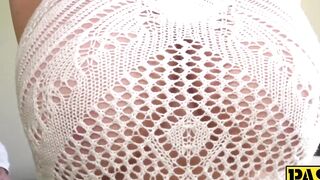 Ginger Ashleigh DeVere penetrated after sucking cock