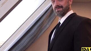 18yo sub Ariell Aquinas fed jizz after anal doggystyle
