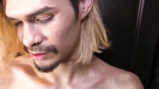 RealAltGuys.com - Skinny amateur alt guy grabs his cock and masturbates intensely unt