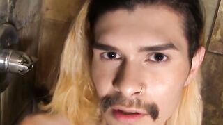 RealAltGuys.com - Skinny amateur alt guy grabs his cock and masturbates intensely unt