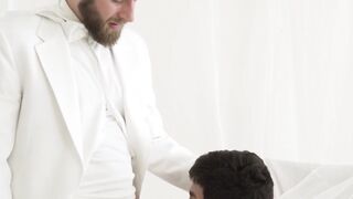 BoyMissionary.com - Mormon boy barebacked by a bearded elder after a serious, holy bl
