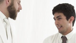 BoyMissionary.com - Mormon boy barebacked by a bearded elder after a serious, holy bl